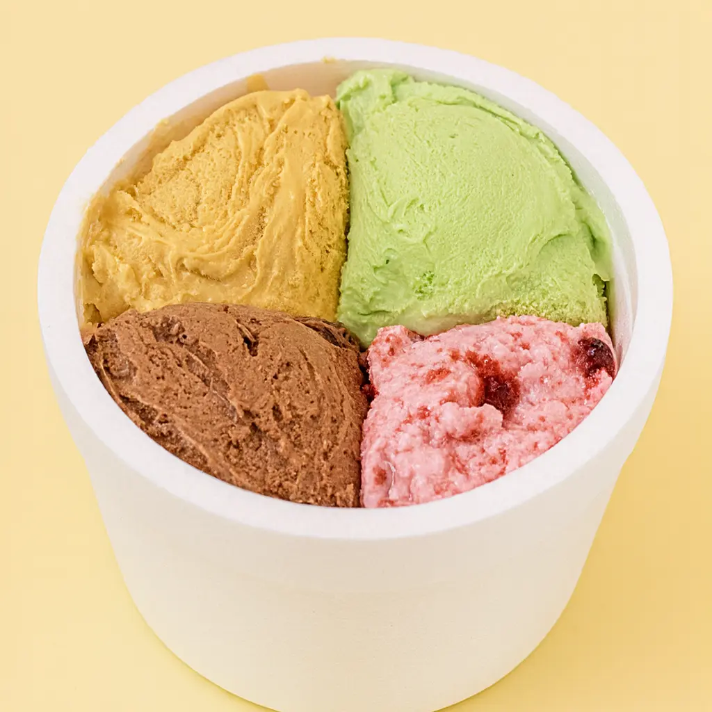 Pote de Helado de ¾ kg