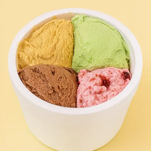 Pote de Helado de ¾ kg